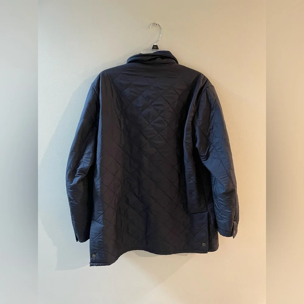 Burberry London Quilted Navy Jacket Mens Size 48 IT - Picture 2 of 9